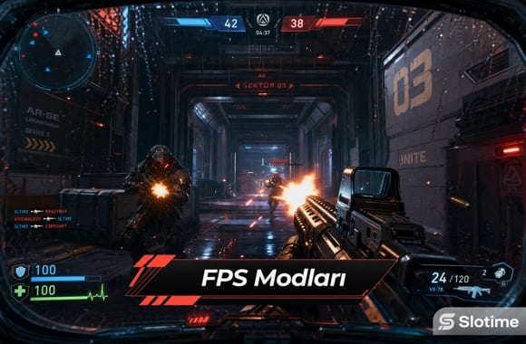 Slotime FPS Oyunları Detay Görseli – Takım Tabanlı Nişancı Modu